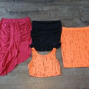 Colorful Skirt and Top Set